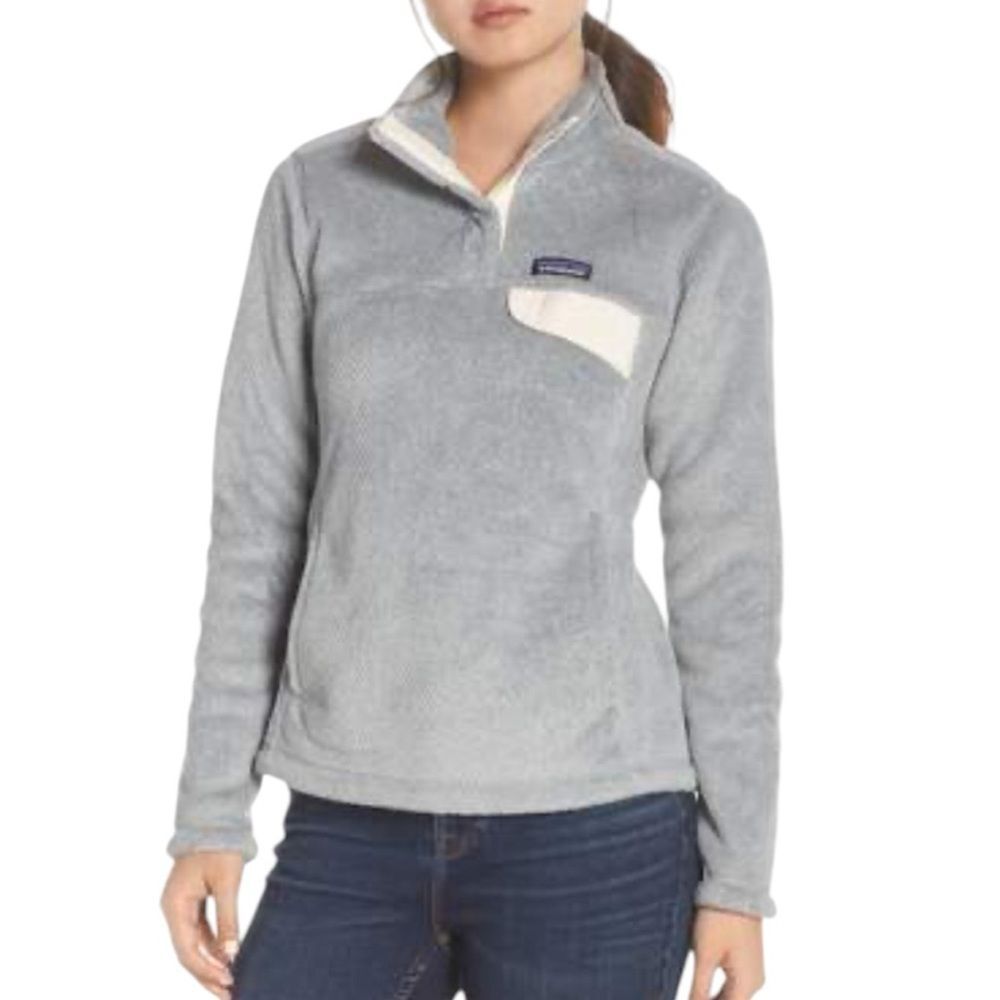 Patagonia Women's Re-Tool Snap-T Pullover Gray Sz M